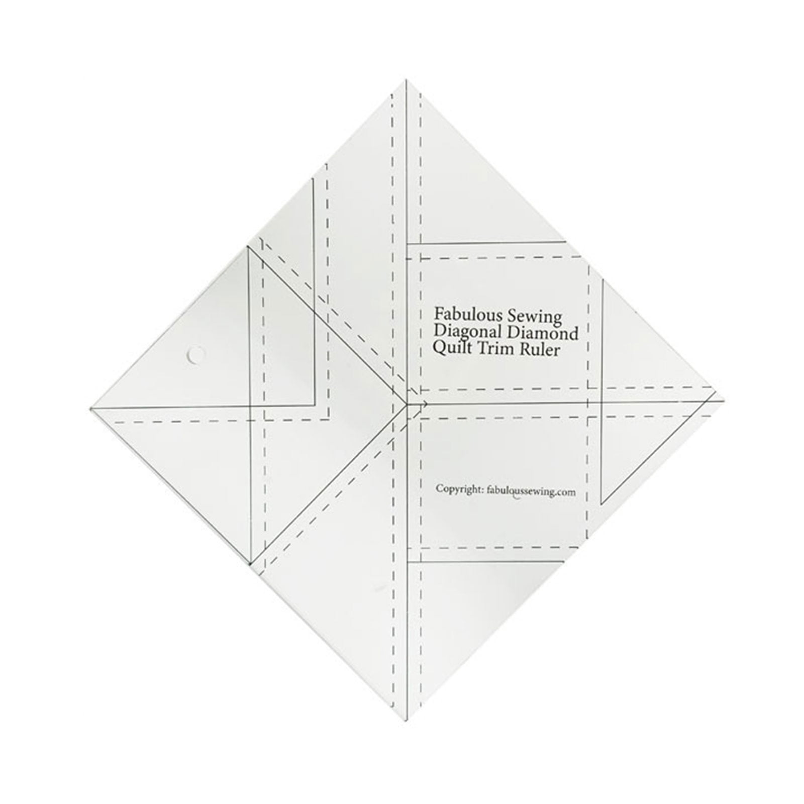 Multifunctional Sewing Ruler Fabric Cutting Ruler Acrylic Quilters ...