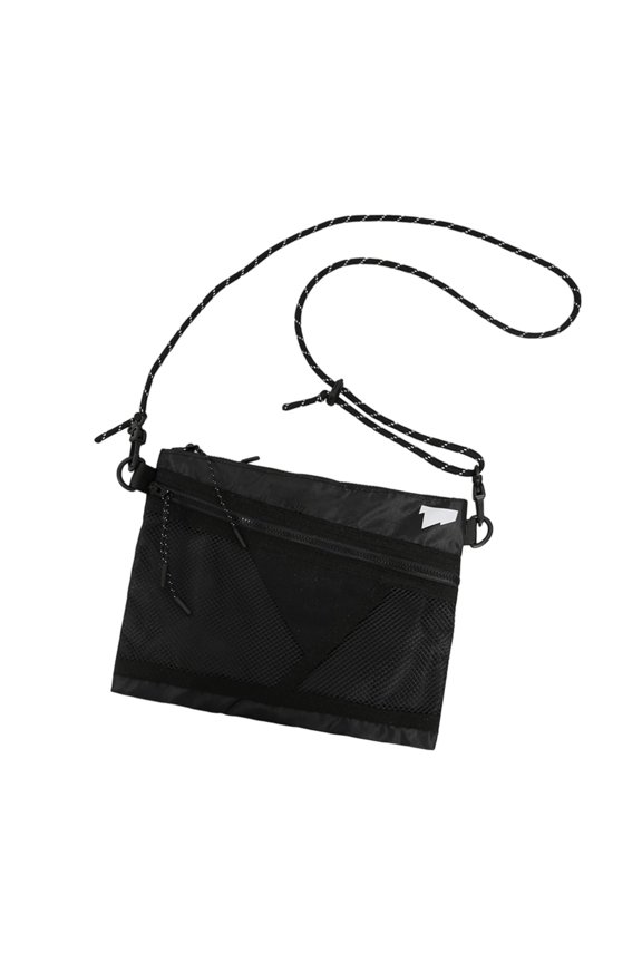 Multifunctional Shoulder Bags Waterproof Crossbody Bags with Mesh Pockets Nighttime Reflective Messengers Bag Travel Bag