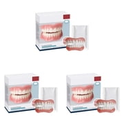 Multifunctional Silicone Denture Set Moldable, Comfortable Dentures for Men and Women 3 Box