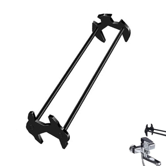 Multifunctional Sink Wrench,7 Sizes Universal Basin WrenchSet,Four-jaw Hex Wrenchs,SinkWrench Faucet Tool Plumbing Tool,Under Basin Sink Faucet Wrench Tight Spaces,for Kitchen and Bathroom