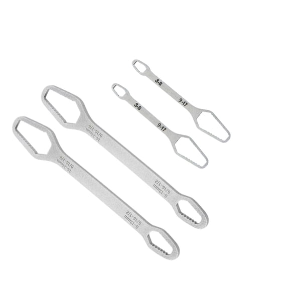 Multifunctional Sink Wrench, 8-22mm Double Head Self Tightening Torque Wrenches Chromium Vanadium Steel Tool, Plumbing Repair Adjustment Spanner Set for Mechanics DIY Enthusiasts