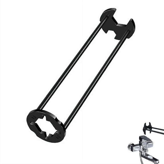 Multifunctional Sink Wrench Basin Wrench, Alloy Steel Forging Process, 7-Clip Universal Design, Lightweight, Portable, And Easy To Store