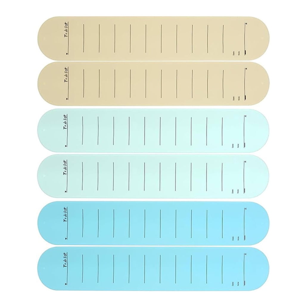 Multifunctional Slap Bracelets Checklist Memos Pad Ruler for Stocking ...