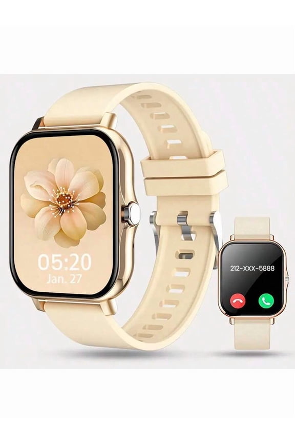 Multifunctional Smartwatch: Wireless Calls, Music, Step Counter, Message Alerts, Sedentary Reminder, Alarm, Watch Faces, Android/iOS Compatible Unisex Mother's Day Gift