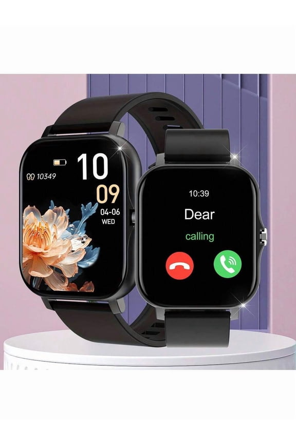 Multifunctional Smartwatch: Wireless Calls, Music, Step Counter, Message Alerts, Sedentary Reminder, Alarm, Watch Faces, Android/iOS Compatible Unisex Mother's Day Gift