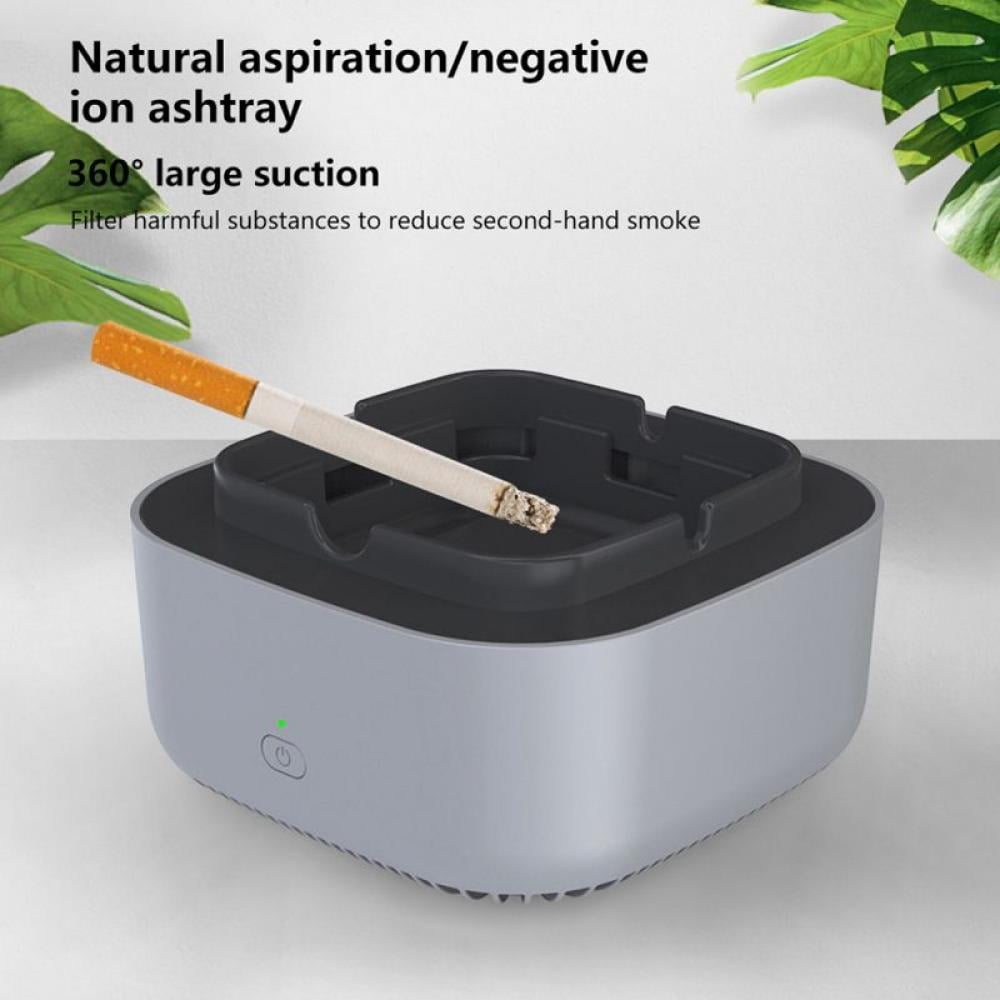Multifunctional Smokeless Ashtray for Cigarette Smoker, USB