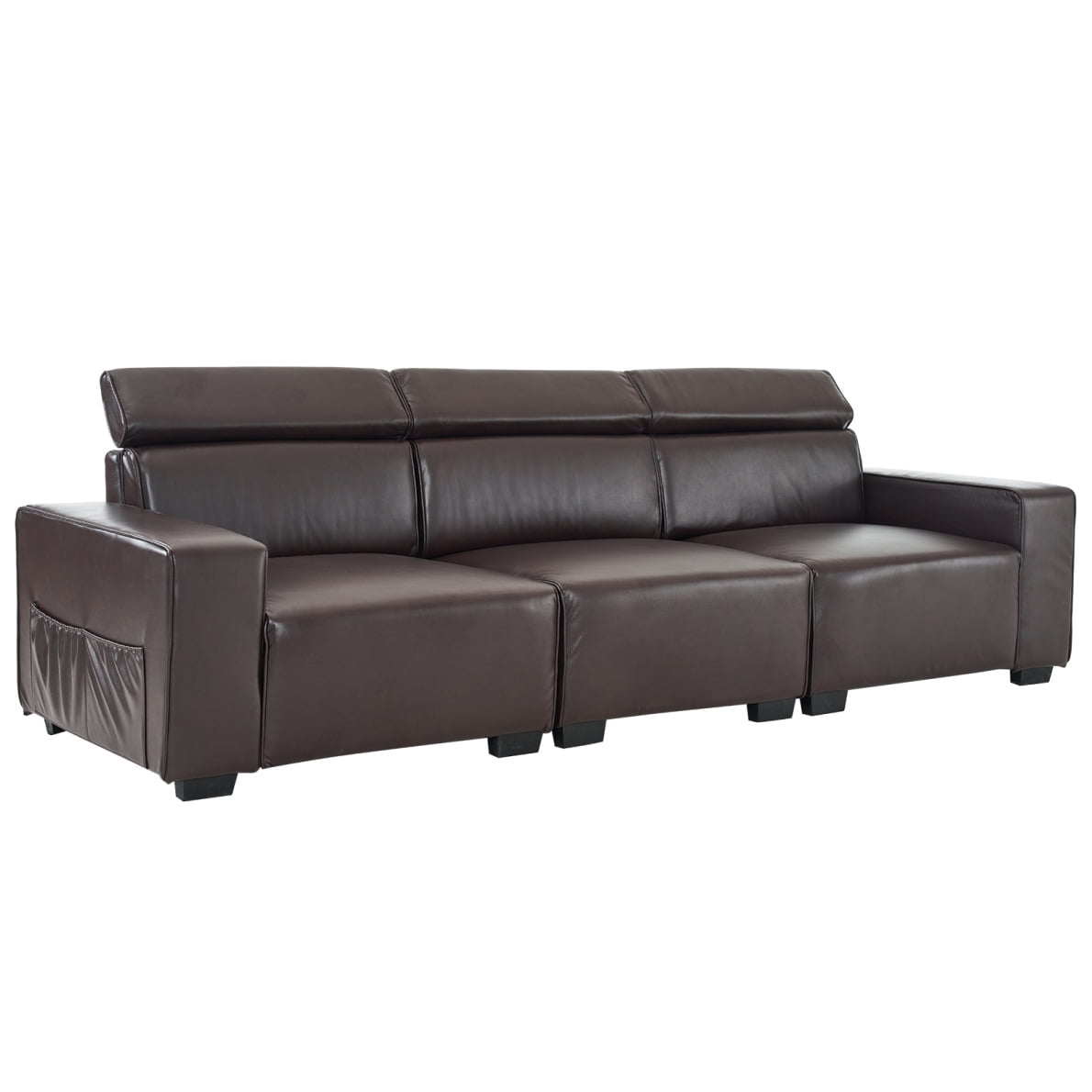Multifunctional Sofa with Adjustable Headrest, Comfy Sofa Couch with