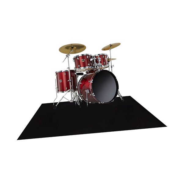 Multifunctional Sound Reducing Floor Covering 120x160cm Polyester Substance Against Slip Plan Washable for Stage and Home