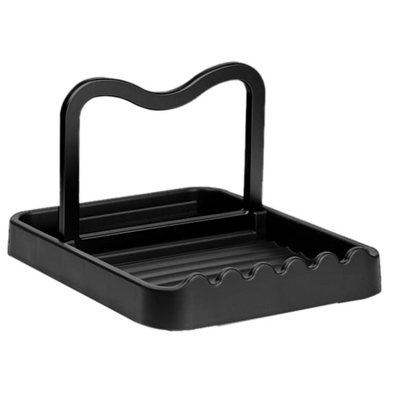 Multifunctional Spoon Rest with Lid Holder and Pot Lid Stand Ideal for Kitchen Cooking Durable Utensil Organizer for Stove Top and Countertops