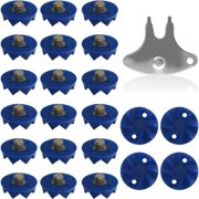 Multifunctional Sports Cricket Shoe Spikes Screw-in Cricket Spikes with Spanner