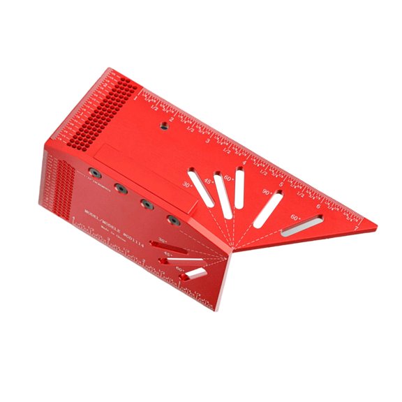 Multifunctional Square Mitre Measure Tool 30/45/60/90 Degree Protractor Square