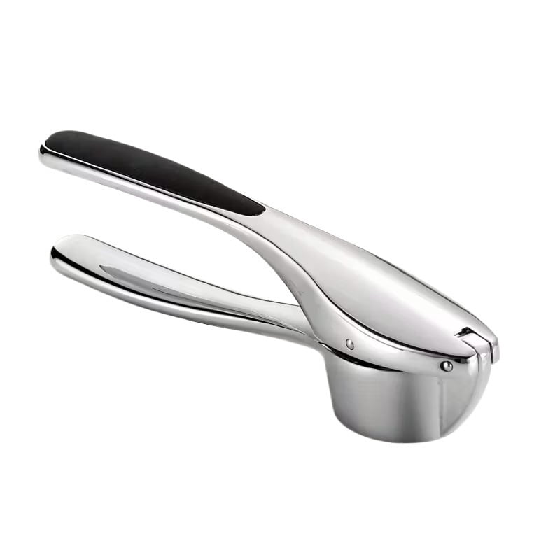 Multifunctional Stainless Steel Garlic Press - Manual Ginger and Garlic Crusher | Essential Kitchen Tool