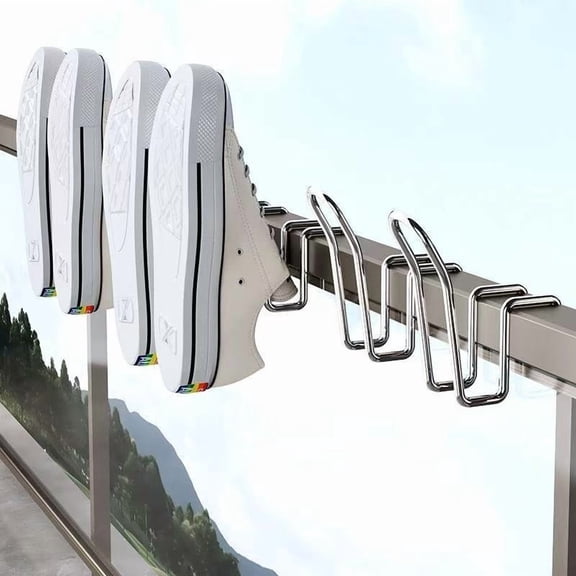 Multifunctional Stainless Steel Shoe Drying Rack - Space-Saving Design for Efficient Footwear Drying