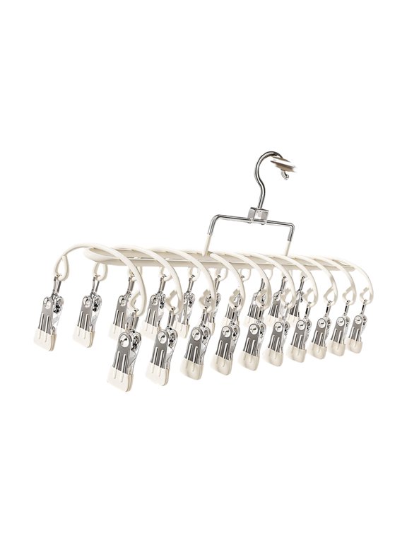 Multifunctional Stainless Steel Sock Organizers 20 Nonslip Clip For Home Travel Garment Care