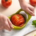 thumbnail image 1 of Multifunctional Stainless Steel Tomato Potato Slicer For Fruits And Vegetables, Effortlessly Produces Uniform Slices With Safe Radial Blades That Remove Pits Without Hand Injury,, 1 of 6