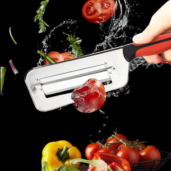 Multifunctional Stainless Steel Vegetable Cutter Ergonomic Handle Easy Clean Portable Household Cabbage Chopper Labor-Saving Kitchen Food Cutting Tool