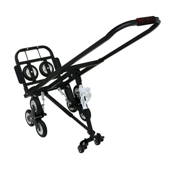 Multifunctional Stair Climbing Hand Truck Folding Portable Luggage Cart 26.45Lbs
