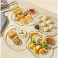 thumbnail image 1 of Multifunctional Star Shape Glass Divided Plate 1pc for Desserts and Meals, 1 of 11