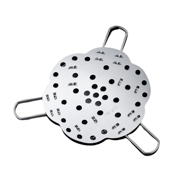 Multifunctional Steamers Cooking Rack Sturdy 304 Stainless Steel Steamers Insert Cookwares for Eggs and Puddings