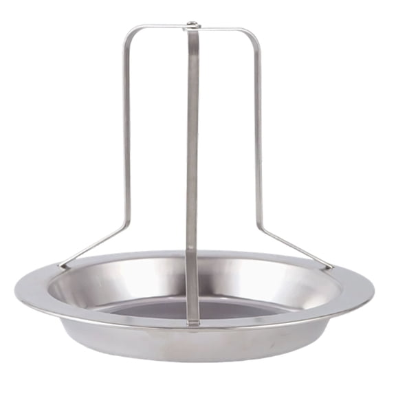 Multifunctional Steel Vertical Grill Rack with Base For Roasting Chicken Fish