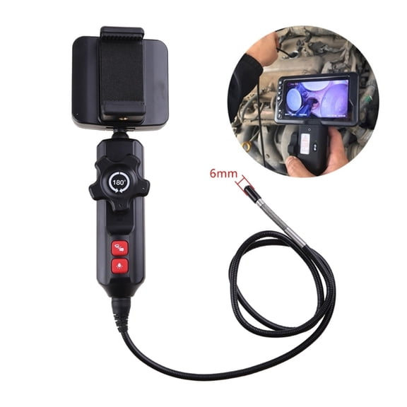 Multifunctional Steering Endoscope Camera Photo Taking Video Recording Rotation Auto Repair Inspection Tool for Measurement