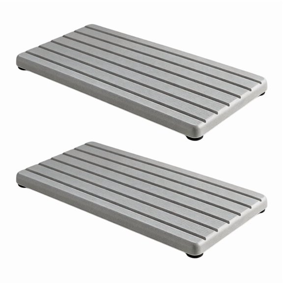 Multifunctional Stone Drainer Plate For Shower Kitchen Shelf Space Saving Tray
