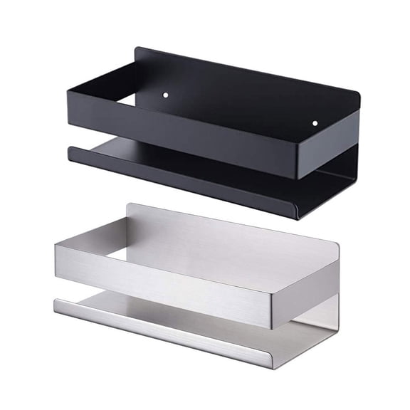 Multifunctional Storage Tray Wall Mount Bathroom Shower Shelf Shampoo Holder Cosmetic Shelves