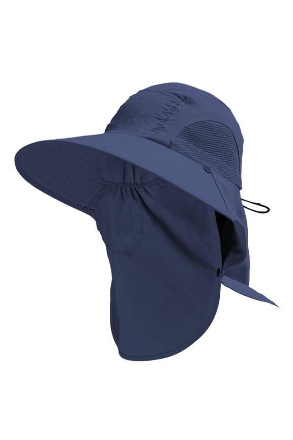 Multifunctional Sun Protection Hat, Wide Brim Fishing Hat with Sunlight Protection, Adjustable Sun Hats for Outdoor Activities, Breathable Neck and Face Guard, Perfect for Hiking and Fishing