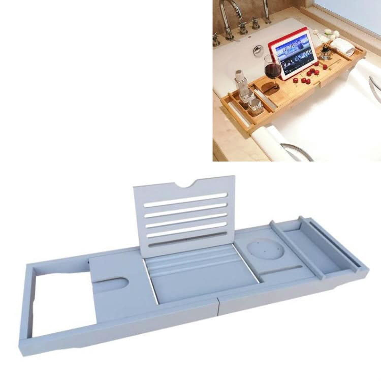 Multifunctional Telescopic Shelf Toilet Bath Tablet Phone Holder ...