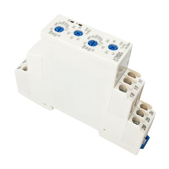 Multifunctional Time Delay Relaying Multifunctions DIN Rail Mount Wide Voltages Designs 24V 220V for Industrial Control