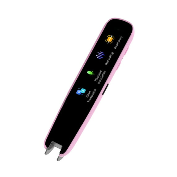 Multifunctional Translation Pen A3 International Edition 2.23-Inch Pink - Bluetooth Supported, Built in Recording 112 Languages Supported Abs Material Reading Pen with Wifi Translation Pen