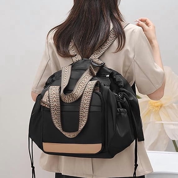 Multifunctional Travel Organizer Bag, Large Capacity Tote Backpack for Women, Convertible Crossbody Shoulder Bag, Casual Weekender Carry-On Handbag