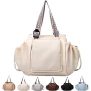 Multifunctional Travel Organizer Bag for Women - 3-in-1 Backpack Crossbody Shoulder Bag, Large Capacity with 15 Pockets for Travel Work Diaper, Stylish Everyday Tote