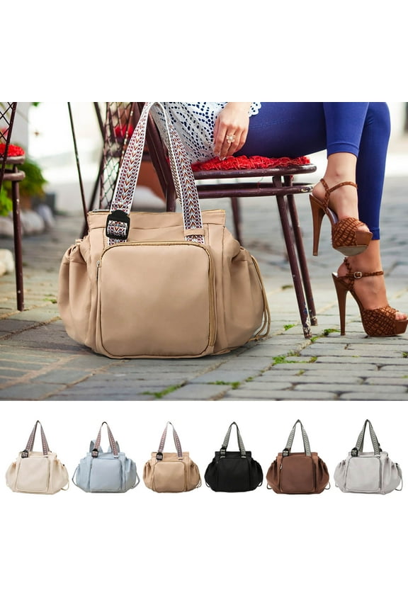 Multifunctional Travel Organizer Tote Bag | Large Capacity Women’s Handbag | 15 Pockets | Convertible Crossbody or Shoulder Bag | Water Resistant | 32x35x23cm | Lightweight | Versatile Carry
