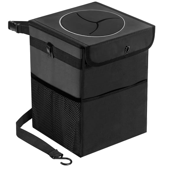Multifunctional Travel Portable Car Trash Can - Foldable Popup Leakproof Trash Can Oxford Polyester MT652