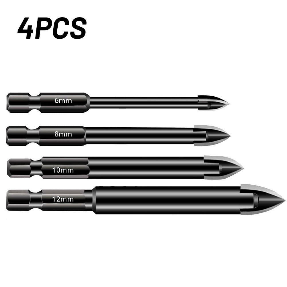 Multifunctional Triangle Drill Bit Set for Glass, Ceramic, and ...