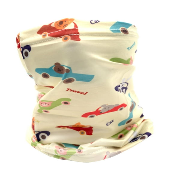Multifunctional Tube Bandana Headband Face Mask Mouth Protective Cover For Kids Children, Cars