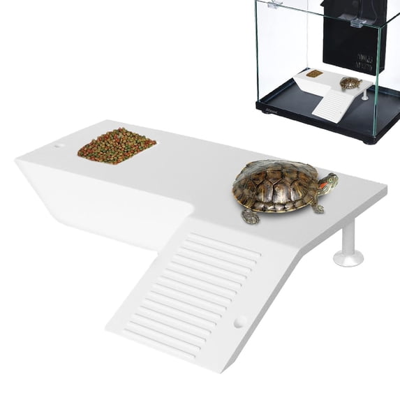 Multifunctional Turtle Basking Platform Imitate Natural Habitat Amphibious Crawling Rest Shelf Aquarium Water Tank Pet Turtle Climbing Leisure Terrace Reptile Daily Activity Habitat Layout Accessory