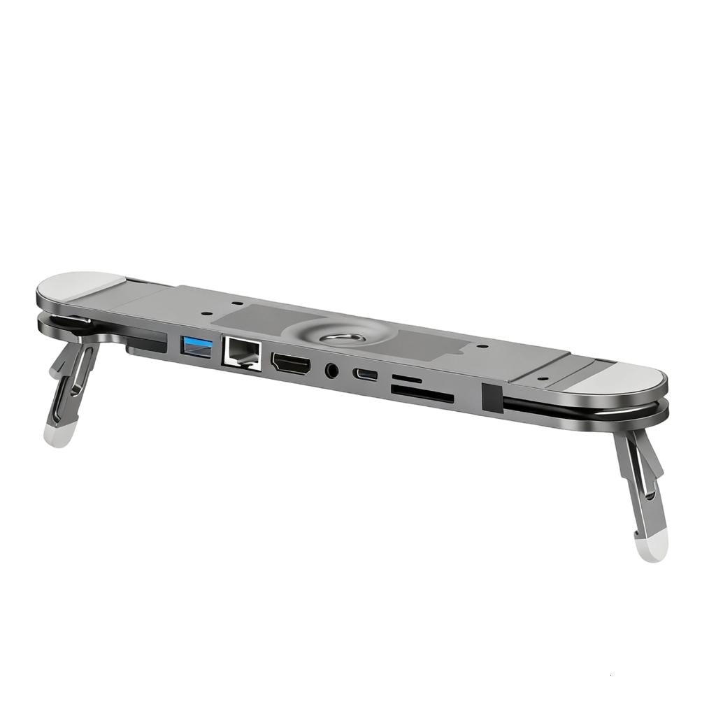 Multifunctional Type C Docking Station 7 Port 4K60Hz 100W Foldable Laptop Stand