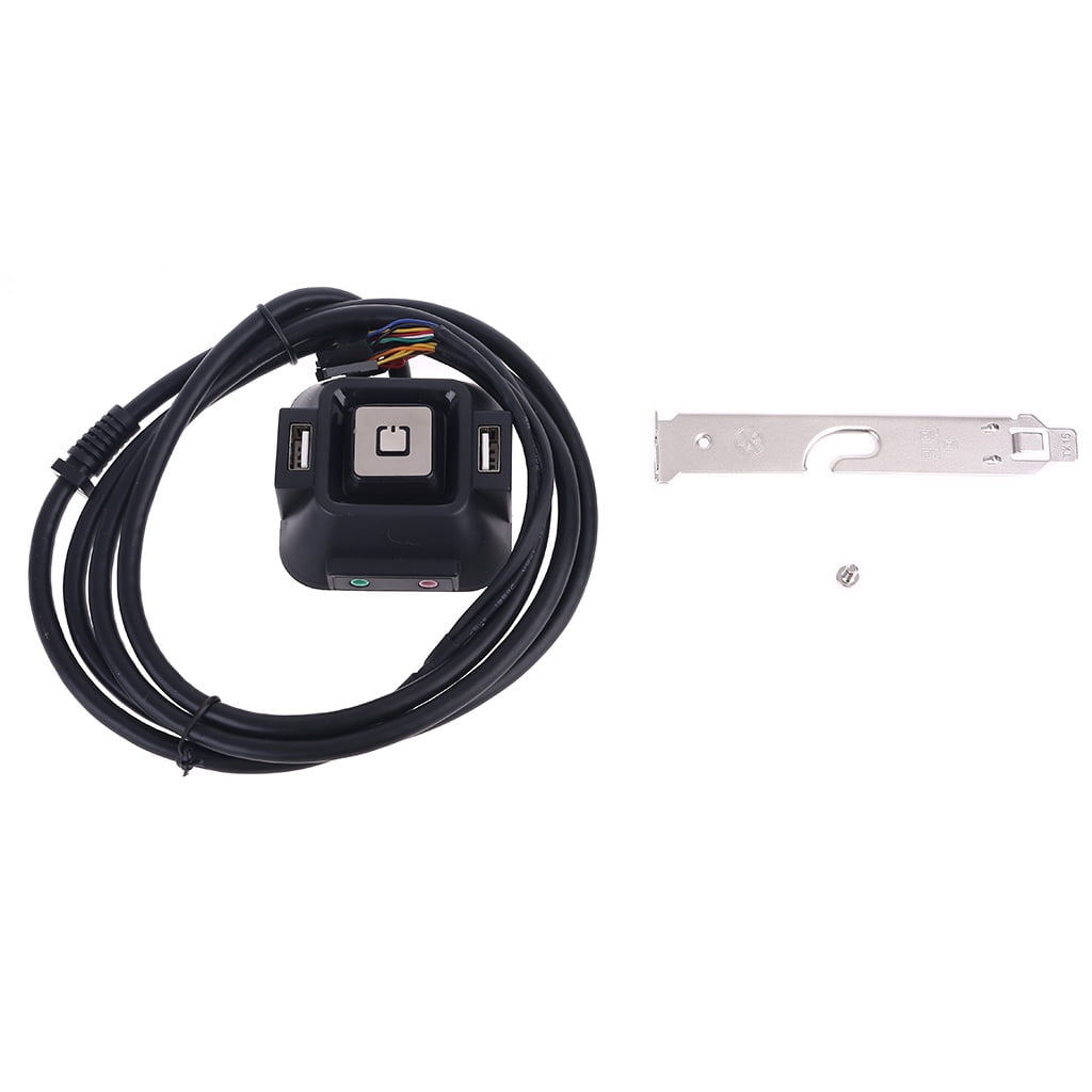 Multifunctional USB 2.0 Computer PC Switch External Power On/Off Reset ...