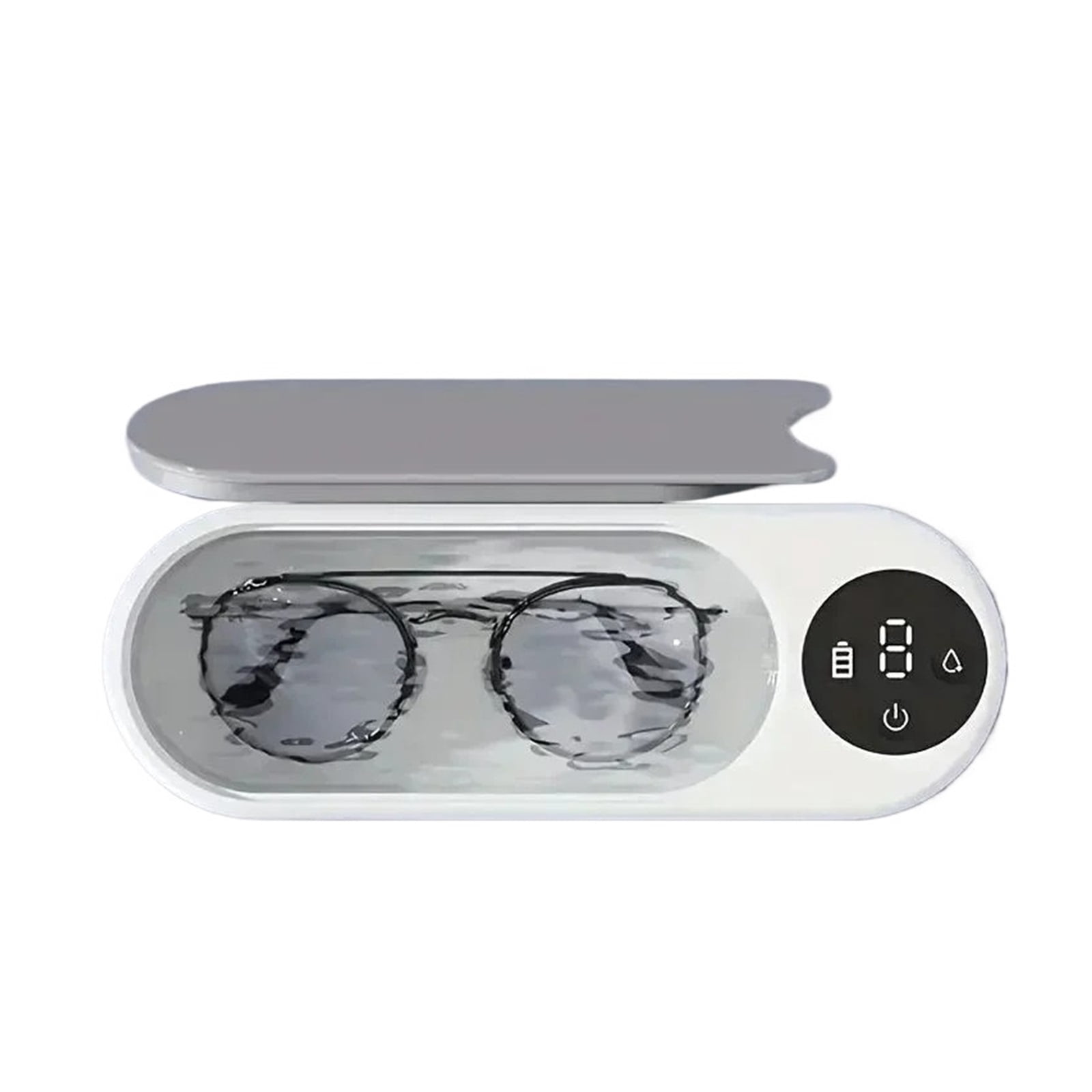 Multifunctional USB Charging Eyeglass Cleaner - 360° Ultrasonic Stereo Cleaning, Deep Cleans Glasses, Jewelry, Makeup Brushes