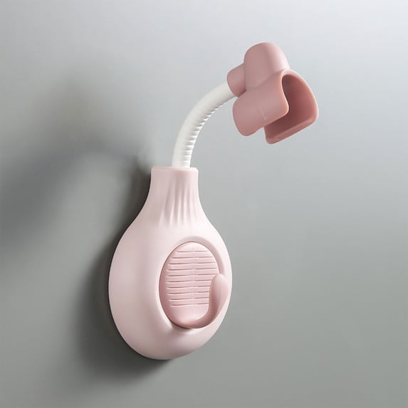 Multifunctional Universal Adjustment Shower Holder Bathroom Perforation Traceless Paste Shower Universal Shower Base Shower Nozzle,A,Abs