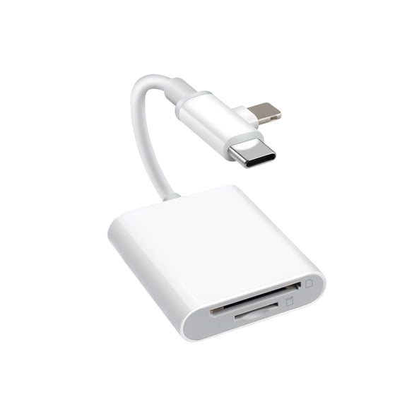 Multifunctional Usb Card Reader Plug And Play High Speed Data Transfer Supports Sd Tf 2Tb Memory Cards Portable Compact Design