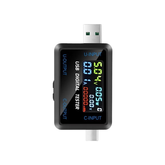 Multifunctional Usb Voltage And Current Meter Digital Display Capacity Tester