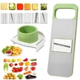 thumbnail image 1 of Multifunctional Vegetable Cutter 6 Blades Portable Mandoline Slicer for Kitchen with Interchangeable Blades Adjustable Shredder for Salad Prep Cooking Utility, 1 of 7