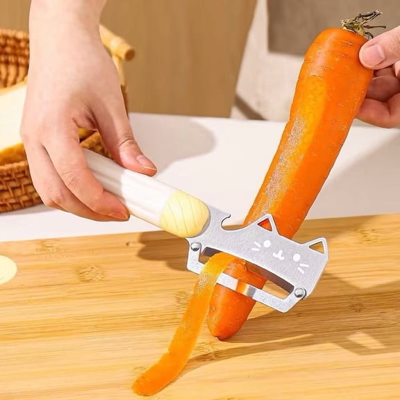 Multifunctional Vegetable Peeler, Peeler Knife Cartoya Peeler Shredder Peeler, Cute Cat Design