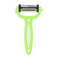 thumbnail image 1 of Multifunctional Veggie Peeler - 3 in 1 Y Shaped Fruits & Veggie Peeler w/Serrated, Zesters Kitchen Gadgets- Rotating Potato Peeler for kitchen w/Soft Grip Handle, 1 of 5