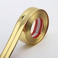 thumbnail image 1 of Multifunctional Wall Molding Trim & Corner Guards & Caulk Strip, Apply in Table Edge Door Frame Baseboard for Protection and Decoration, Shiny Gold, 16.4ft x 0.8in, 1 of 7