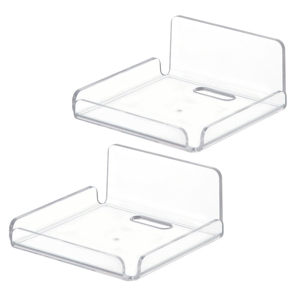 Multifunctional Wall-Mounted Soap Stand Acrylic Camera Support Routers Shelf
