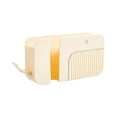 Multifunctional Wall Mounted Storage Box, Cream Style, Non Perforated